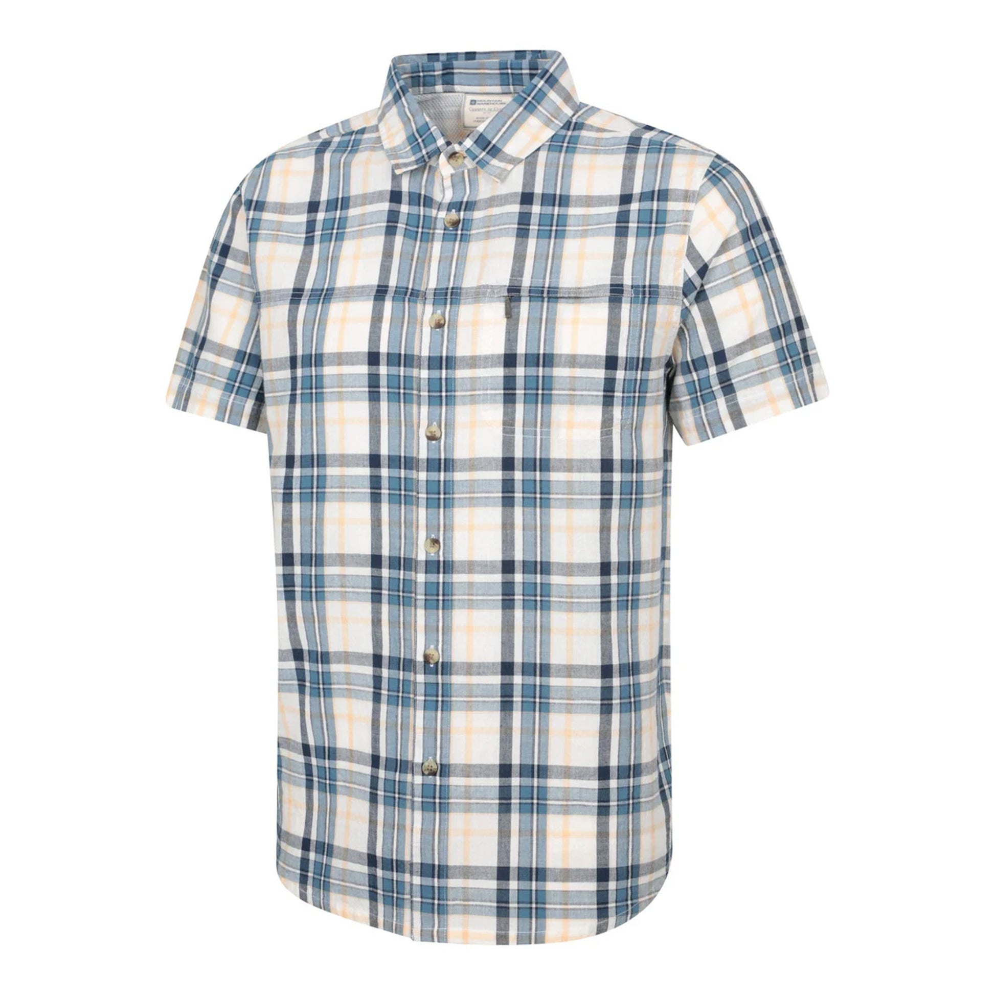 Light Blue - Lifestyle - Mountain Warehouse Mens Cotton Shirt