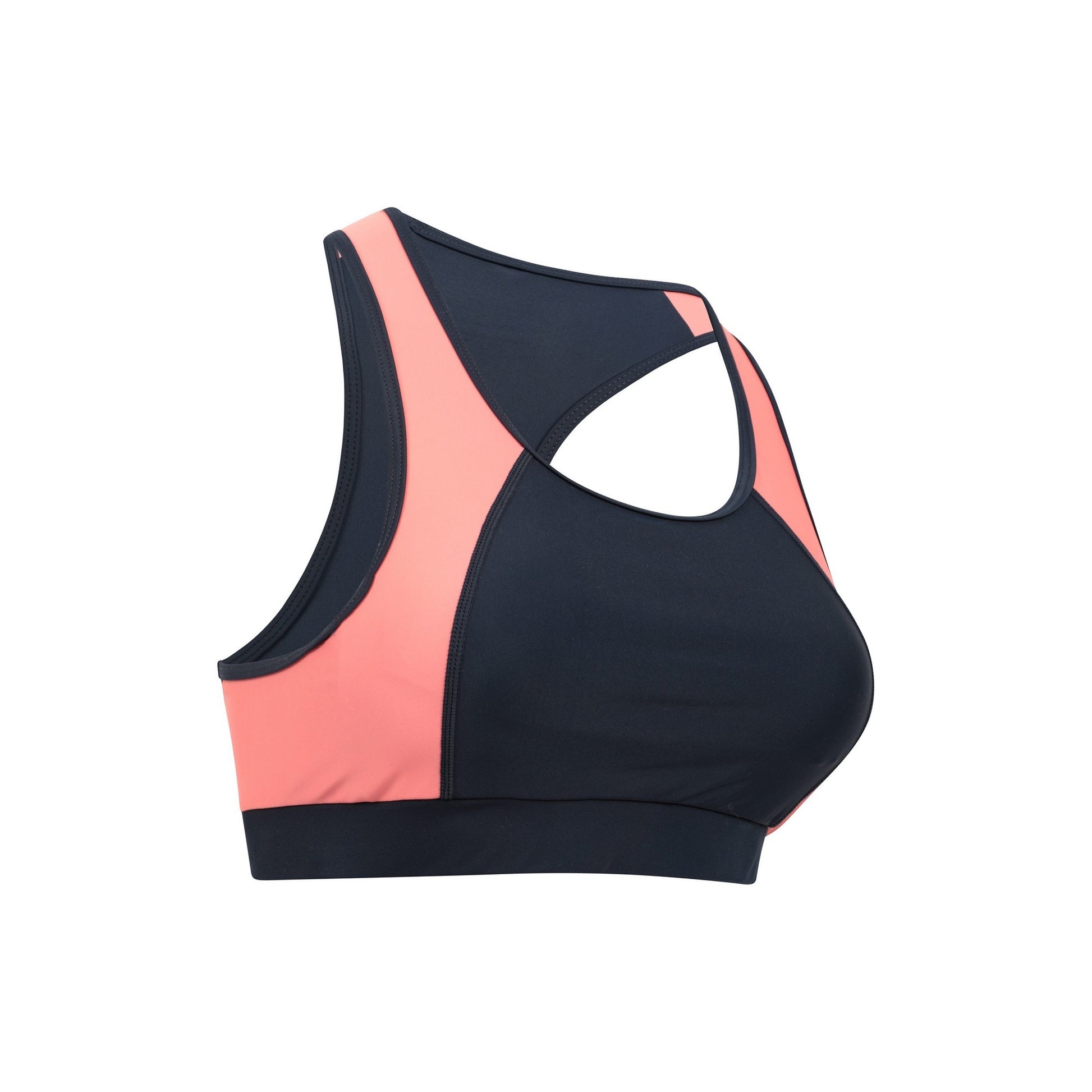 Navy - Side - Mountain Warehouse Womens-Ladies Take The Plunge Bikini Top