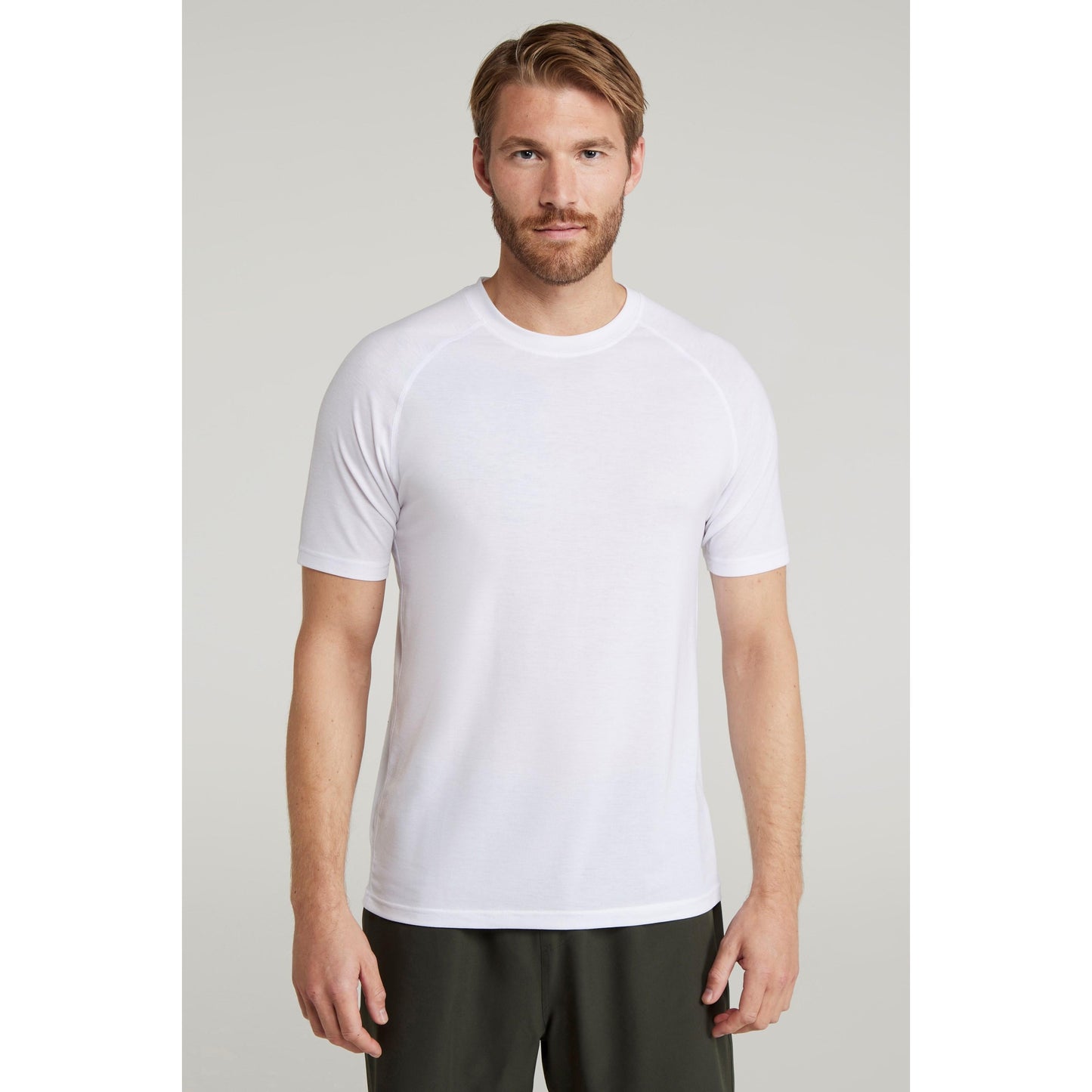 White - Front - Mountain Warehouse Mens Quick Dry T-Shirt