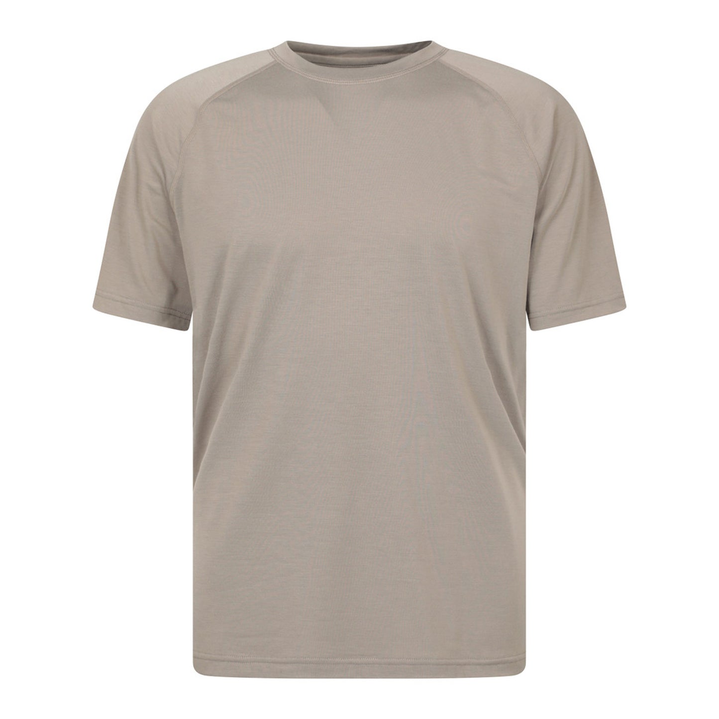 Dark Beige - Front - Mountain Warehouse Mens Quick Dry T-Shirt