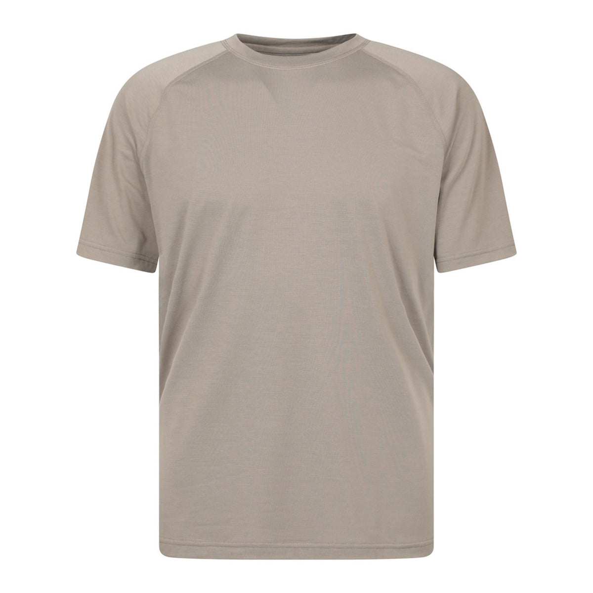 Dark Beige - Front - Mountain Warehouse Mens Quick Dry T-Shirt