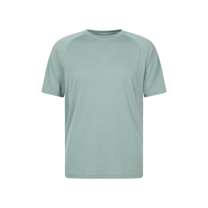 Light Khaki - Front - Mountain Warehouse Mens Quick Dry T-Shirt