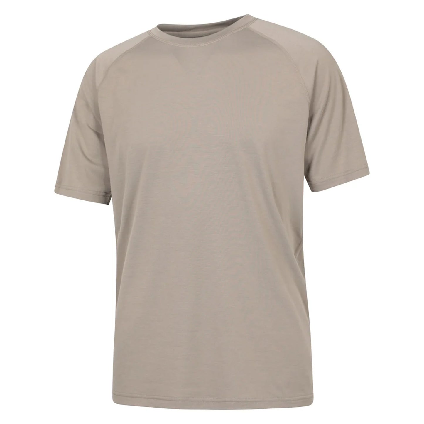 Dark Beige - Side - Mountain Warehouse Mens Quick Dry T-Shirt