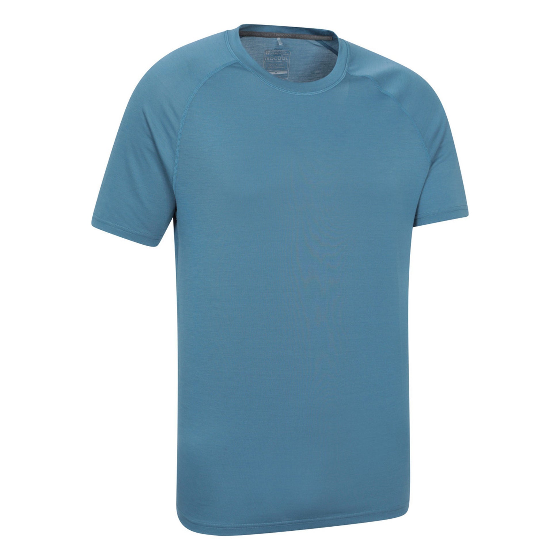 Light Blue - Side - Mountain Warehouse Mens Quick Dry T-Shirt
