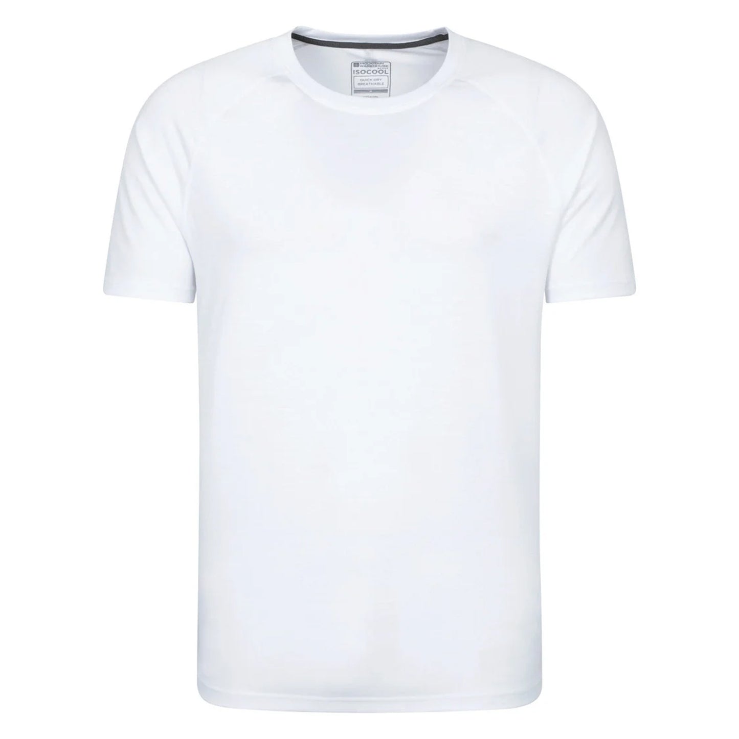 White - Front - Mountain Warehouse Mens Quick Dry T-Shirt