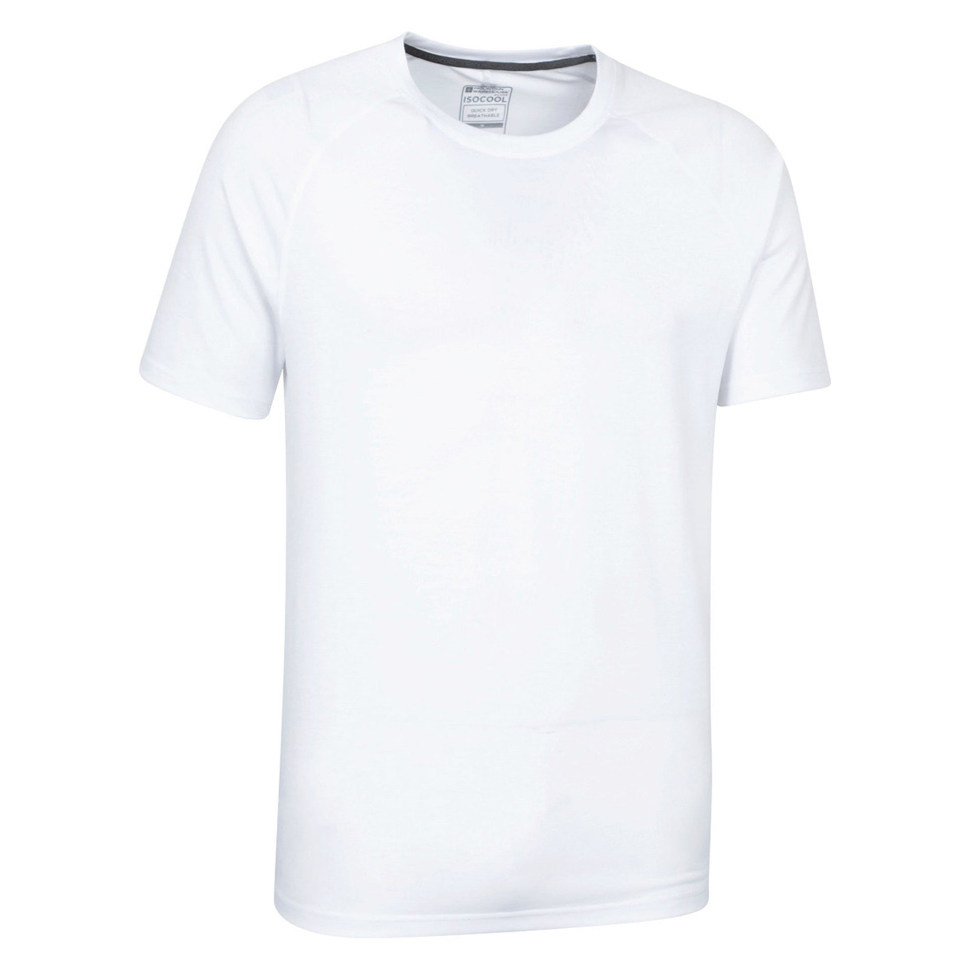 White - Side - Mountain Warehouse Mens Quick Dry T-Shirt