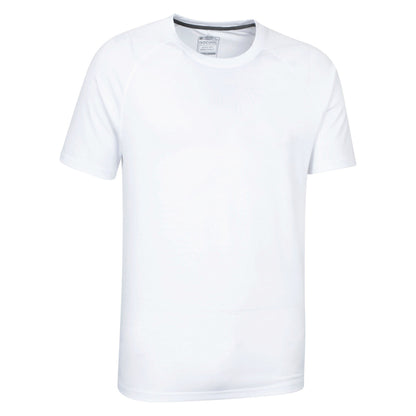 White - Side - Mountain Warehouse Mens Quick Dry T-Shirt