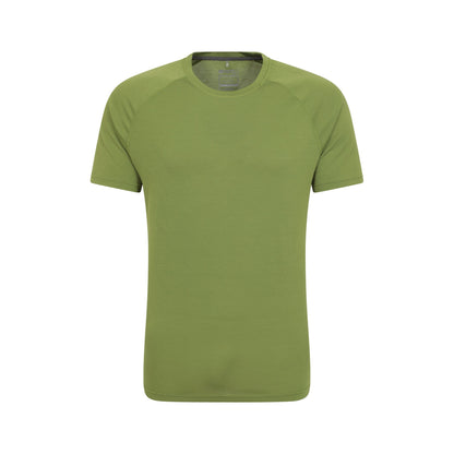 Green - Front - Mountain Warehouse Mens Quick Dry T-Shirt