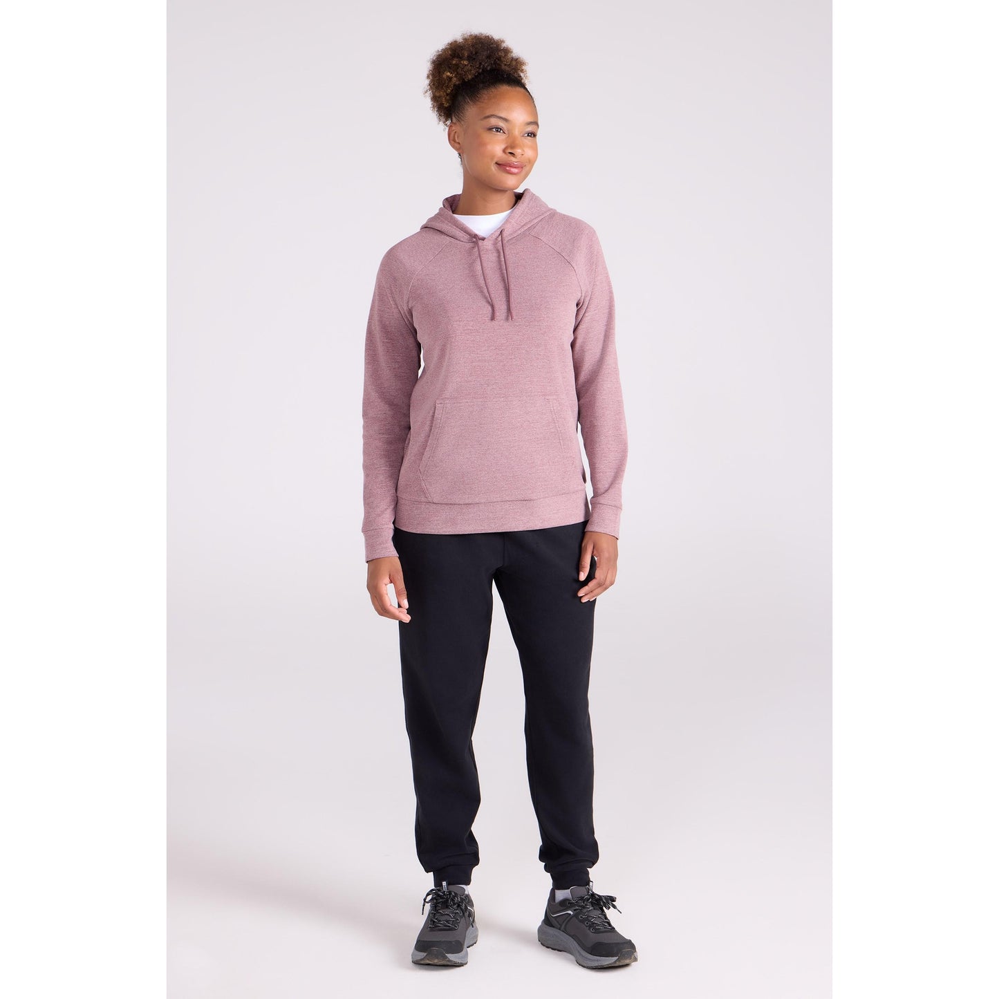 Pink - Front - Mountain Warehouse Womens-Ladies Strath Soft Touch Hoodie