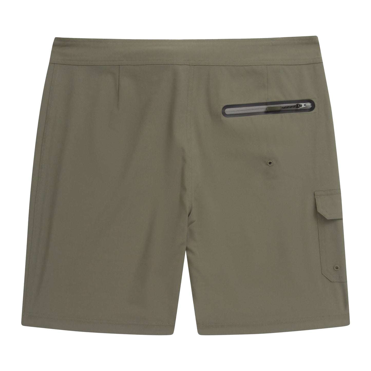 Khaki Green - Back - Animal Mens Brett Recycled Boardshorts