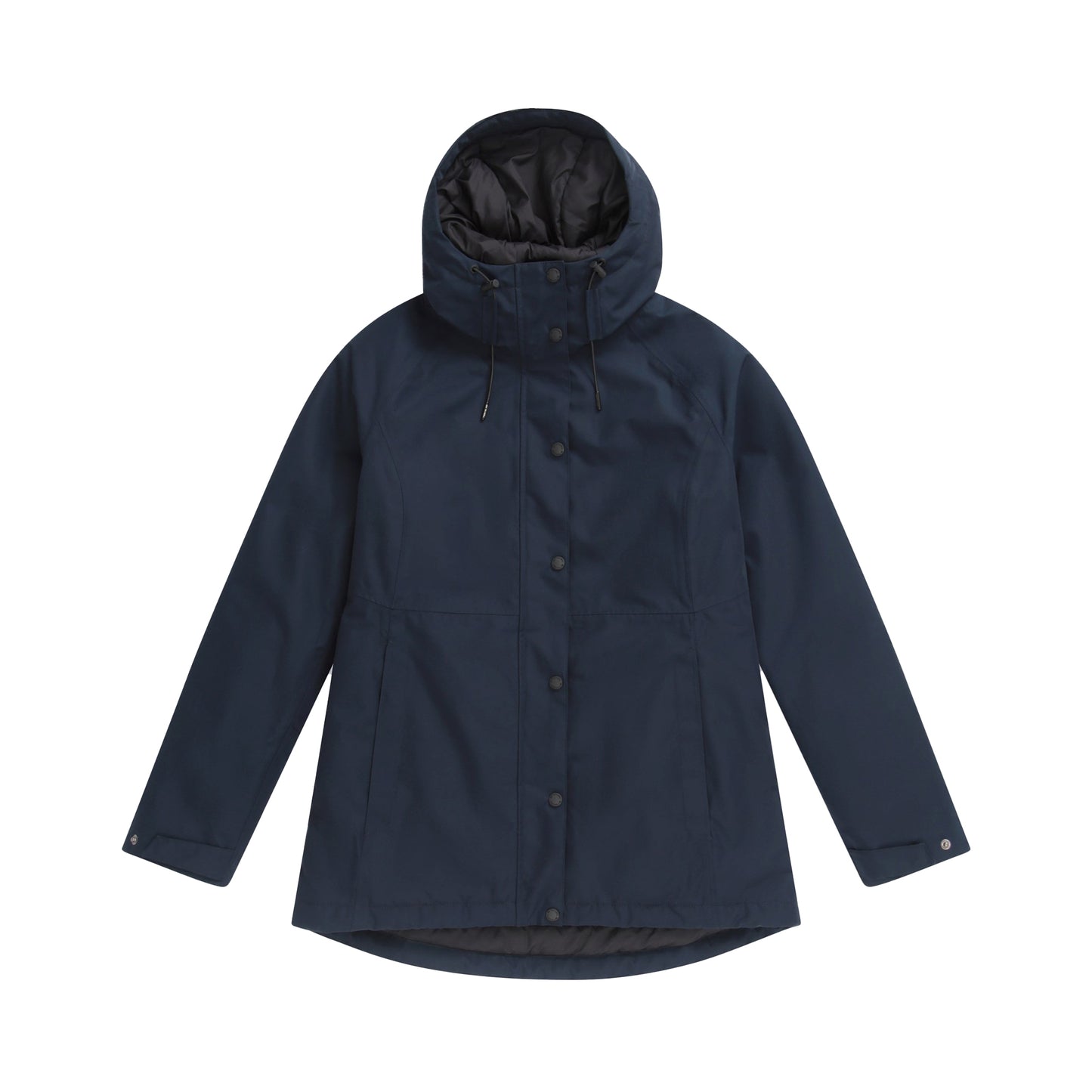 Navy - Front - Animal Womens-Ladies Harlyn Waterproof Jacket