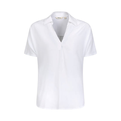 White - Front - Mountain Warehouse Womens-Ladies Valleta Short-Sleeved Shirt