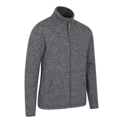 Grey - Lifestyle - Mountain Warehouse Mens Idris II Full Zip Fleece Jacket