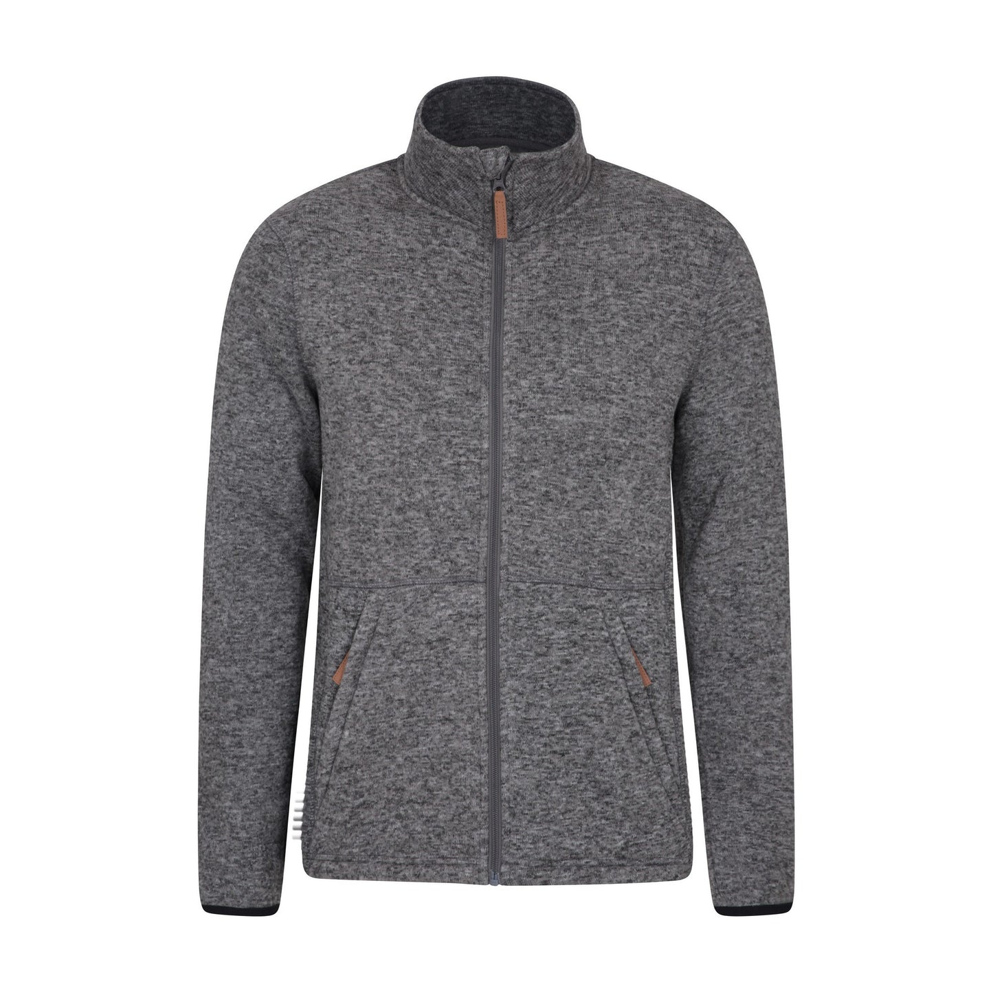 Grey - Front - Mountain Warehouse Mens Idris II Full Zip Fleece Jacket