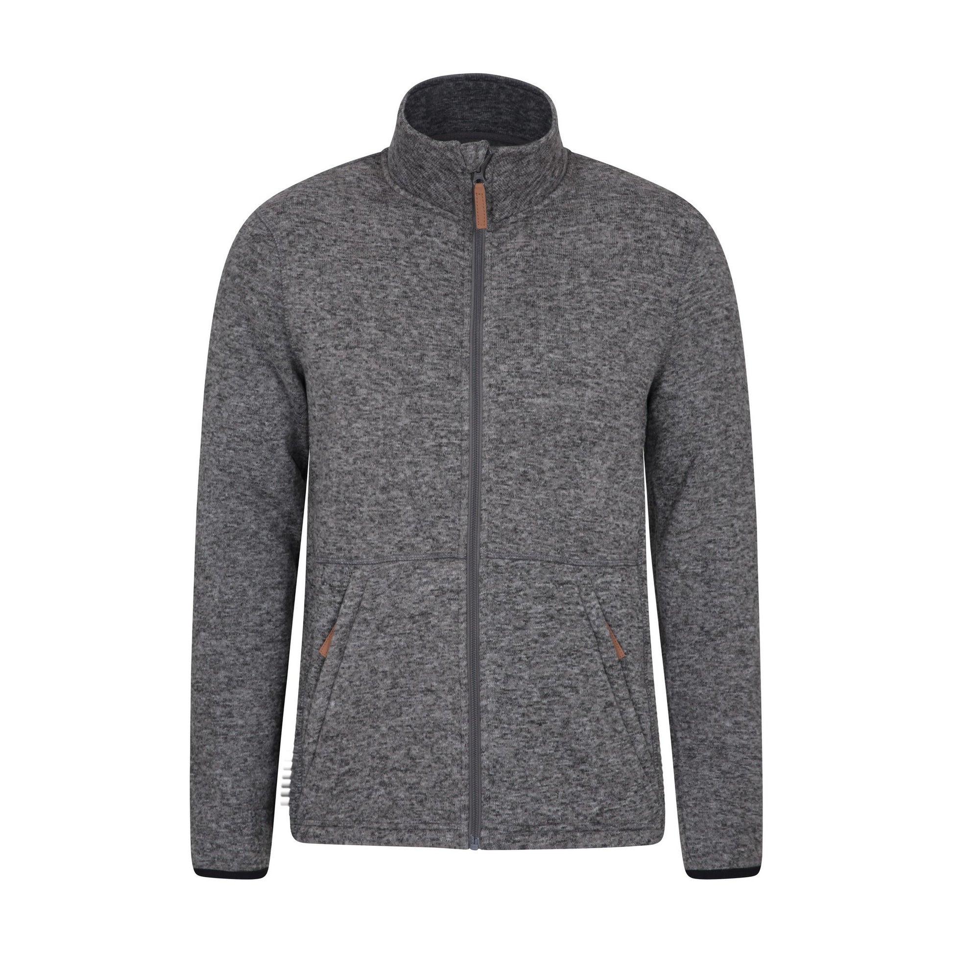 Grey - Front - Mountain Warehouse Mens Idris II Full Zip Fleece Jacket