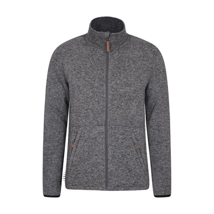 Grey - Front - Mountain Warehouse Mens Idris II Full Zip Fleece Jacket