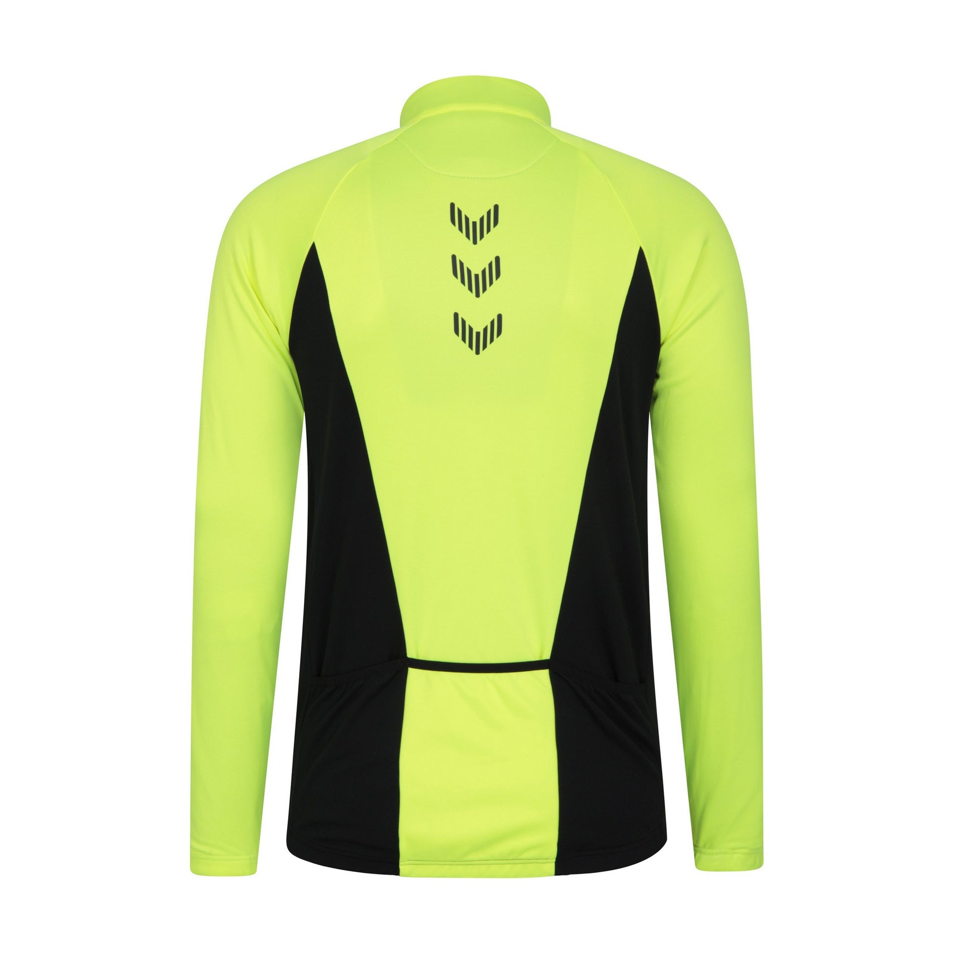 Yellow - Back - Mountain Warehouse Mens Elevation Softshell Cycling Jacket