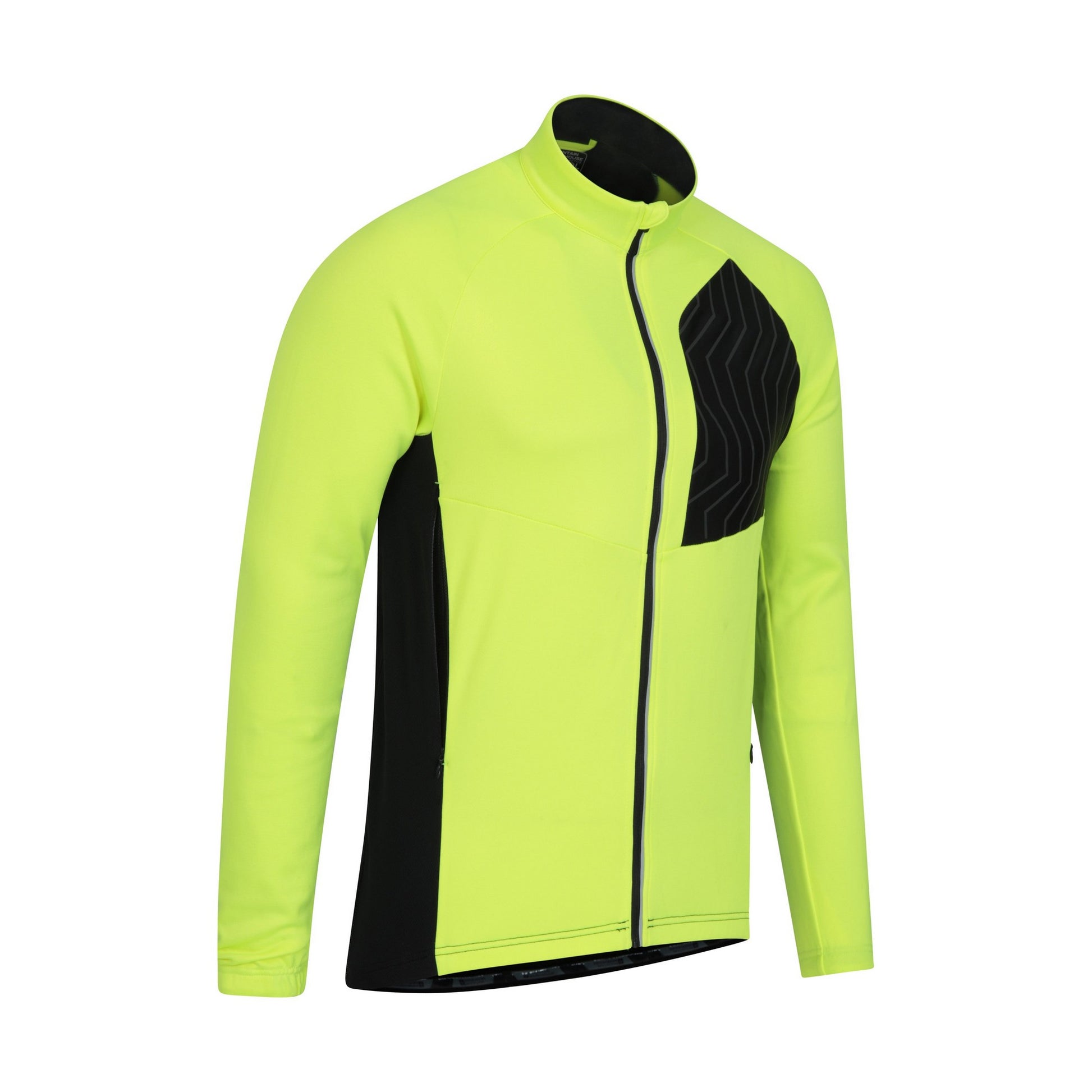 Yellow - Lifestyle - Mountain Warehouse Mens Elevation Softshell Cycling Jacket
