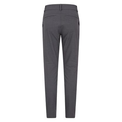 Grey - Back - Mountain Warehouse Womens-Ladies Stretch Superslim Hiking Trousers