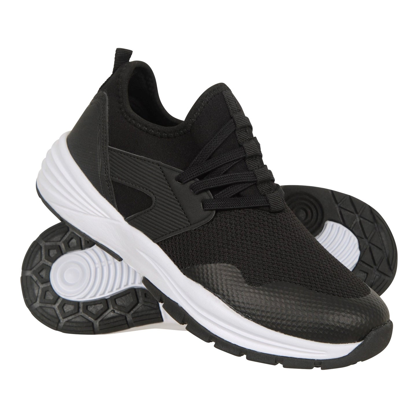Black - Front - Mountain Warehouse Childrens-Kids Eclipse Trainers
