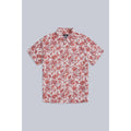 Beige - Front - Animal Mens Jamie Hibiscus Organic Cotton Shirt
