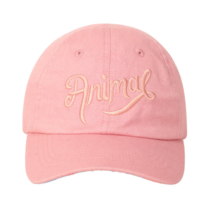 Pink - Lifestyle - Animal Childrens-Kids Organic Tie Back Cap