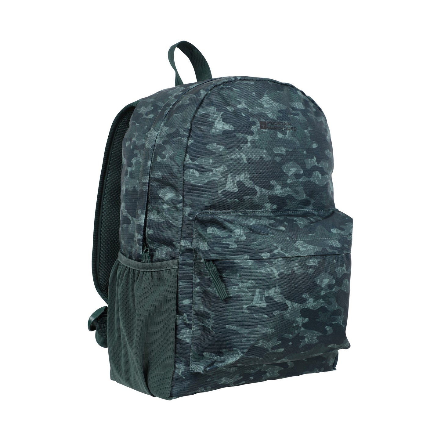 Green - Side - Mountain Warehouse Bookworm Camo 20L Backpack