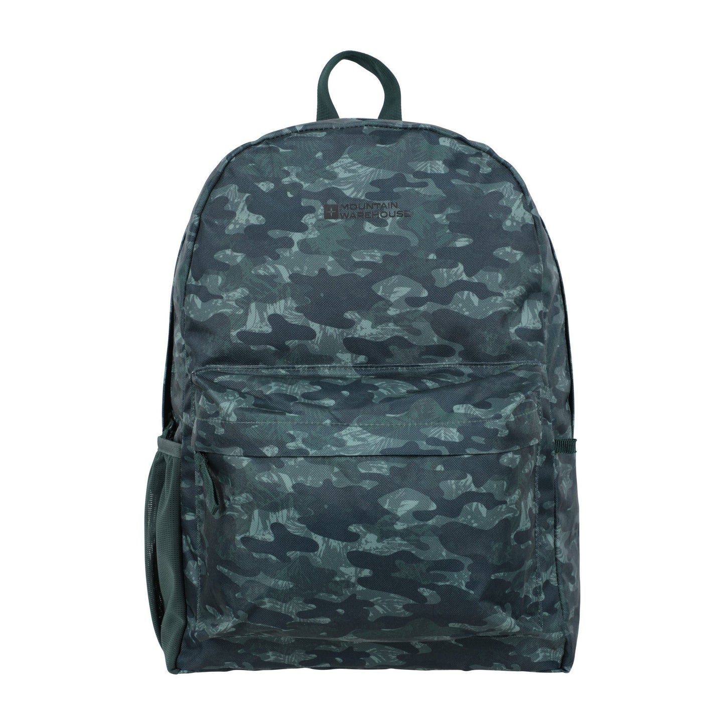 Green - Front - Mountain Warehouse Bookworm Camo 20L Backpack