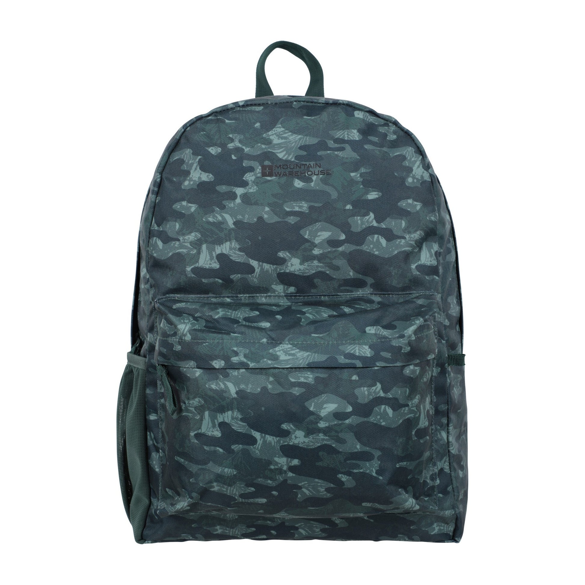 Green - Front - Mountain Warehouse Bookworm Camo 20L Backpack