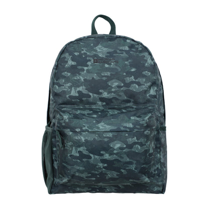 Green - Front - Mountain Warehouse Bookworm Camo 20L Backpack