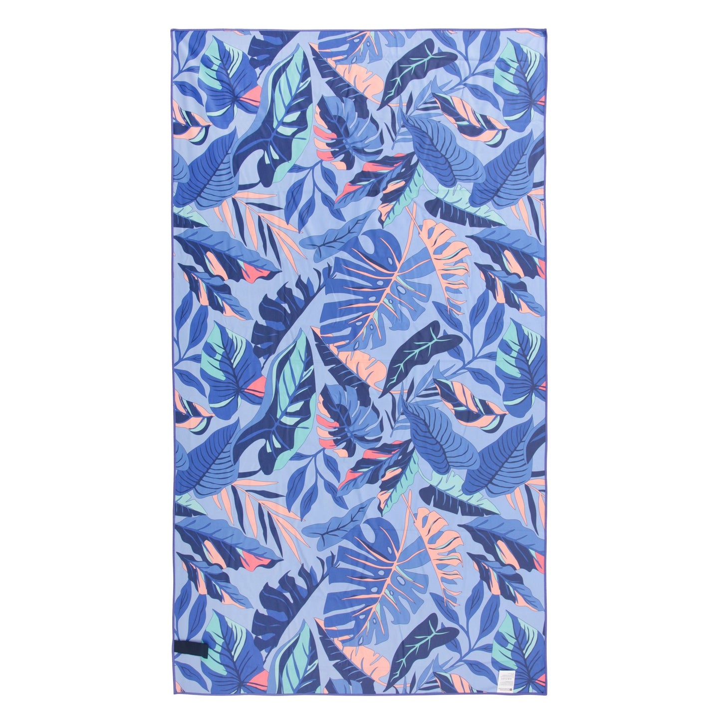 Purple - Back - Mountain Warehouse Palm Leaf Microfibre Towel