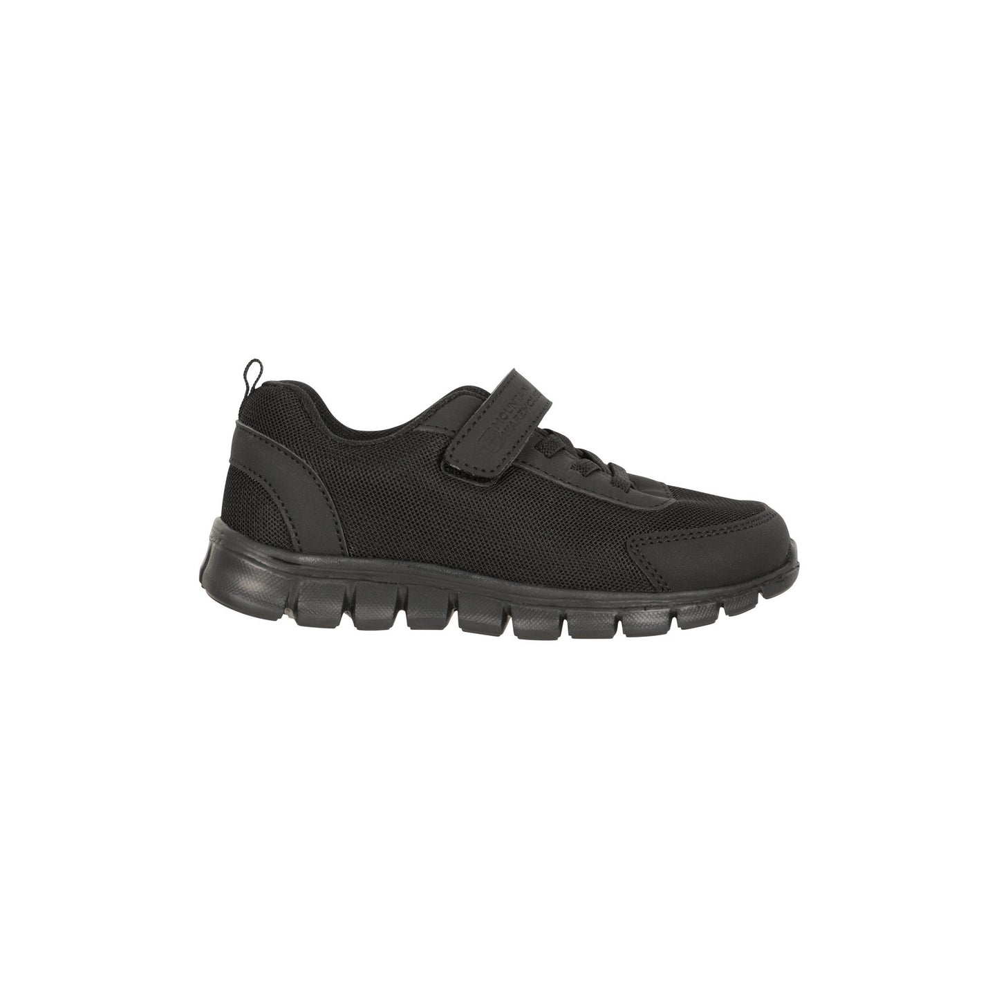 Black - Side - Mountain Warehouse Childrens-Kids Lightweight Sports Trainers