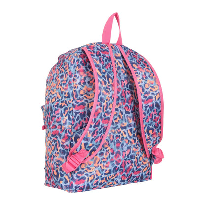 Pink - Back - Mountain Warehouse Bookworm Animal Print 20L Backpack