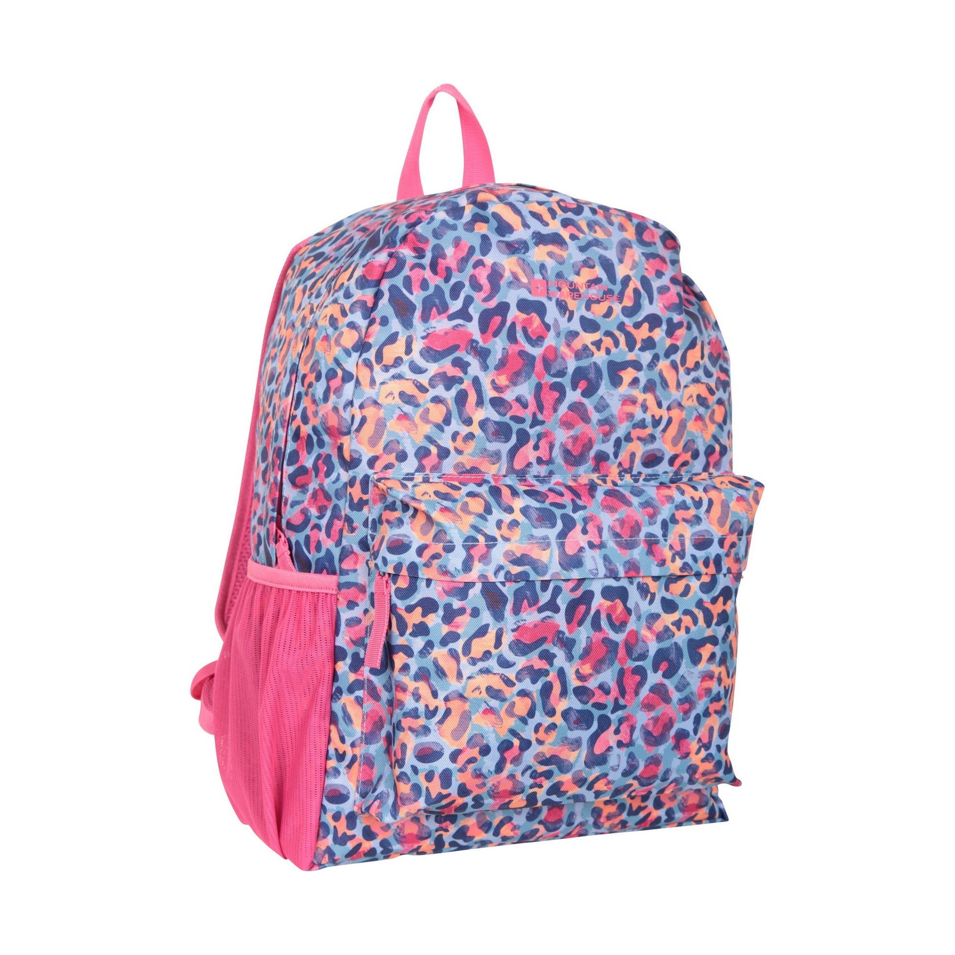 Pink - Side - Mountain Warehouse Bookworm Animal Print 20L Backpack
