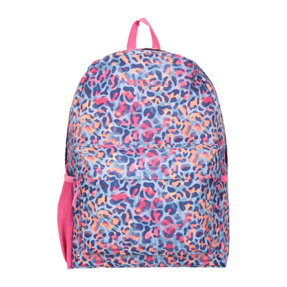 Pink - Front - Mountain Warehouse Bookworm Animal Print 20L Backpack