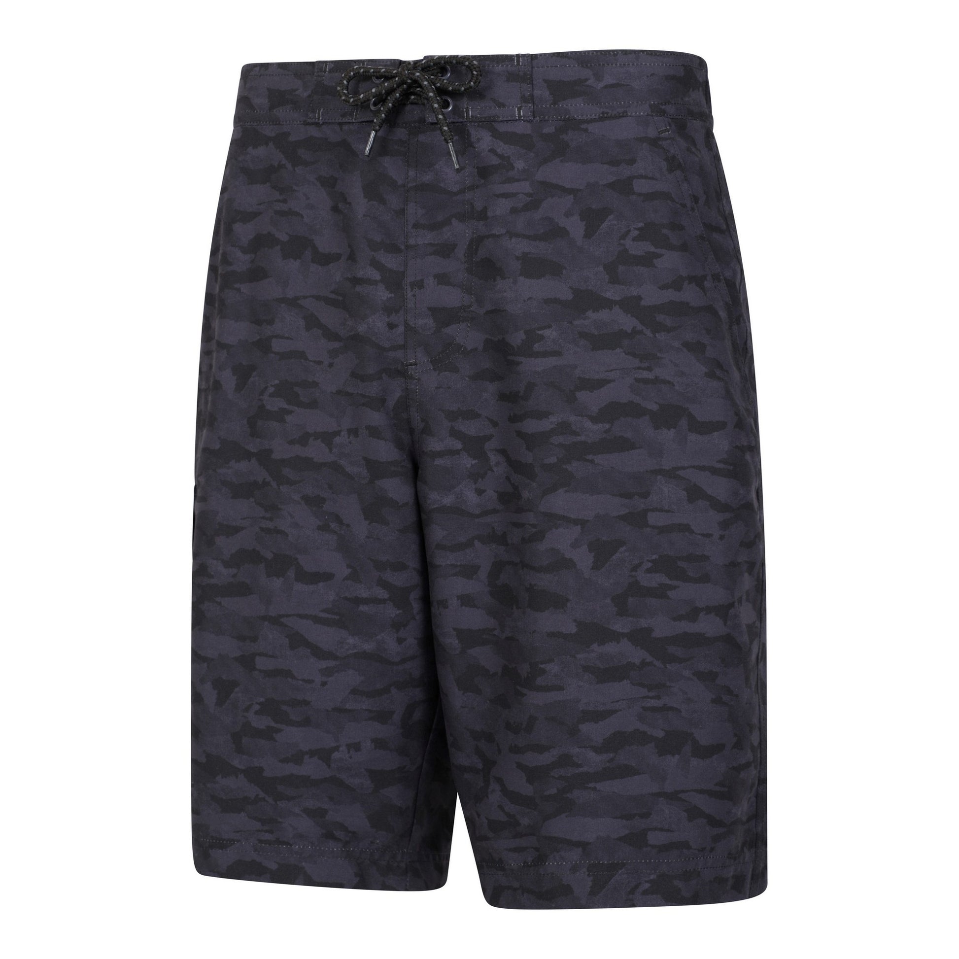 Charcoal - Side - Mountain Warehouse Mens Ocean Camouflage Boardshorts