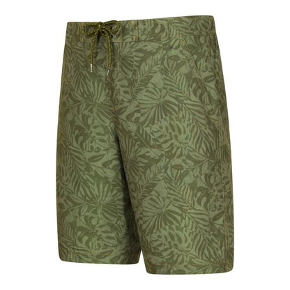 Dark Khaki - Side - Mountain Warehouse Mens Ocean Camouflage Boardshorts
