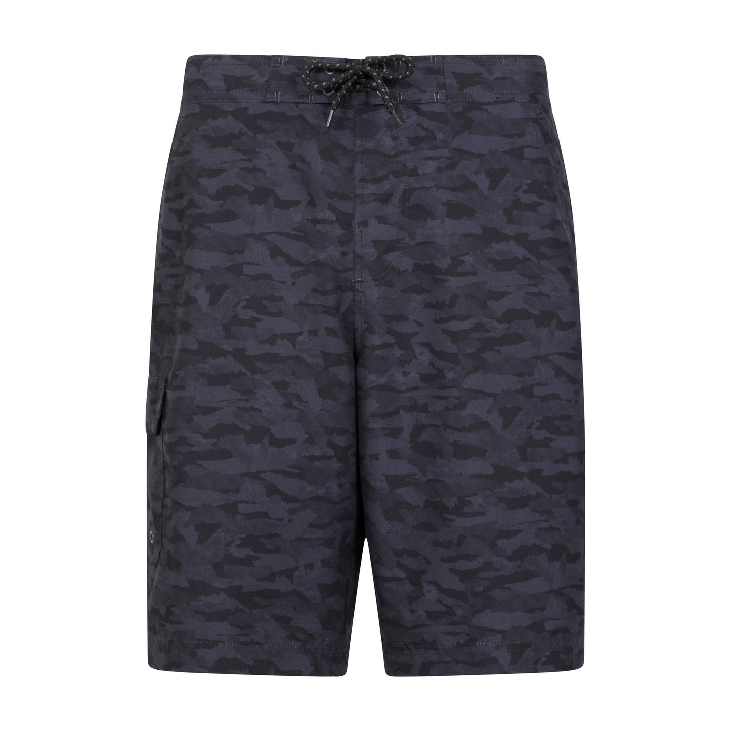 Charcoal - Front - Mountain Warehouse Mens Ocean Camouflage Boardshorts