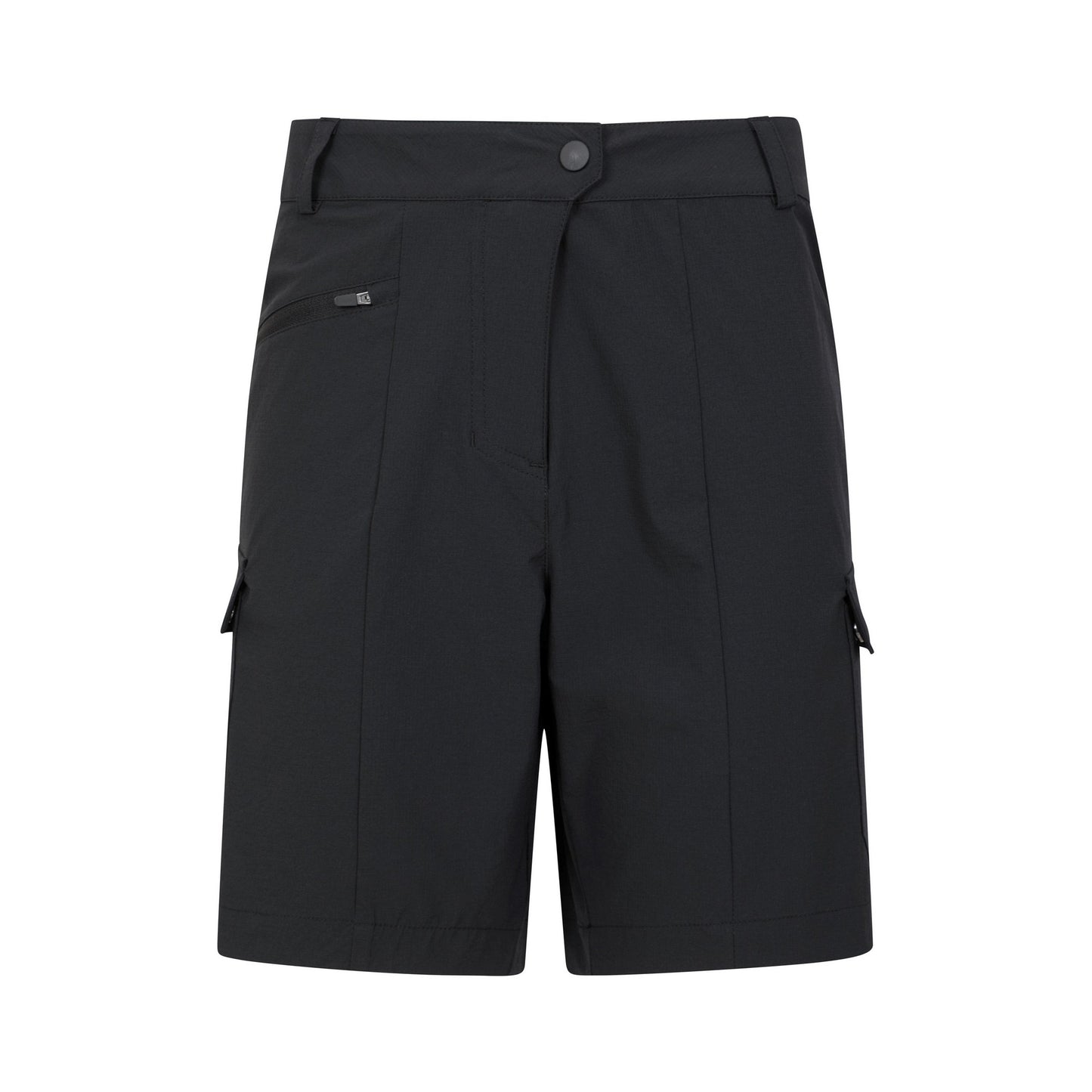 Black - Front - Mountain Warehouse Womens-Ladies Monte Cargo Shorts