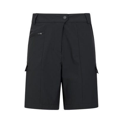 Black - Front - Mountain Warehouse Womens-Ladies Monte Cargo Shorts