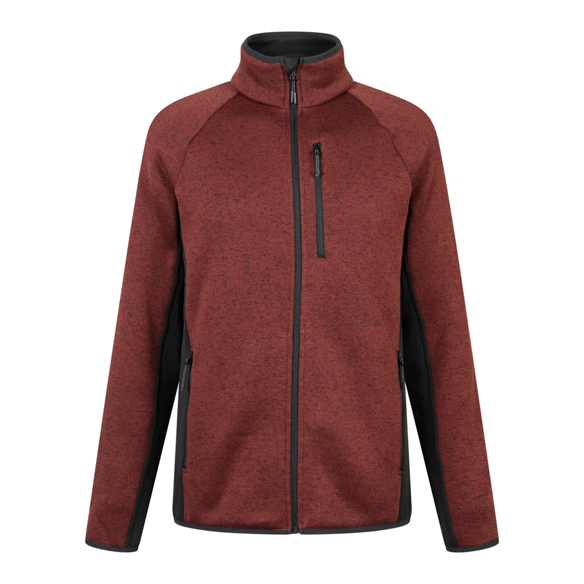 Rust - Front - Mountain Warehouse Mens Treston Full Zip Fleece Jacket
