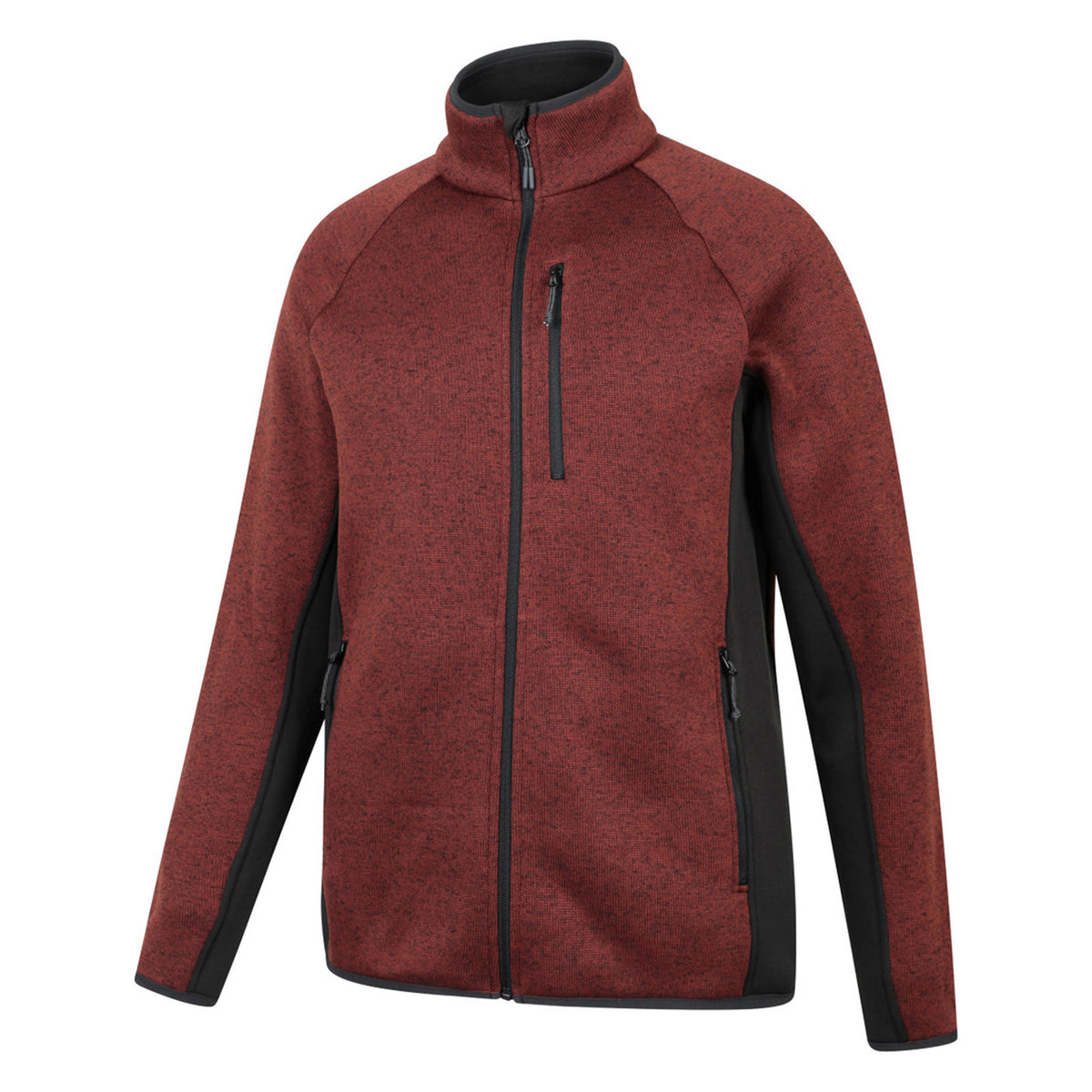 Rust - Lifestyle - Mountain Warehouse Mens Treston Full Zip Fleece Jacket