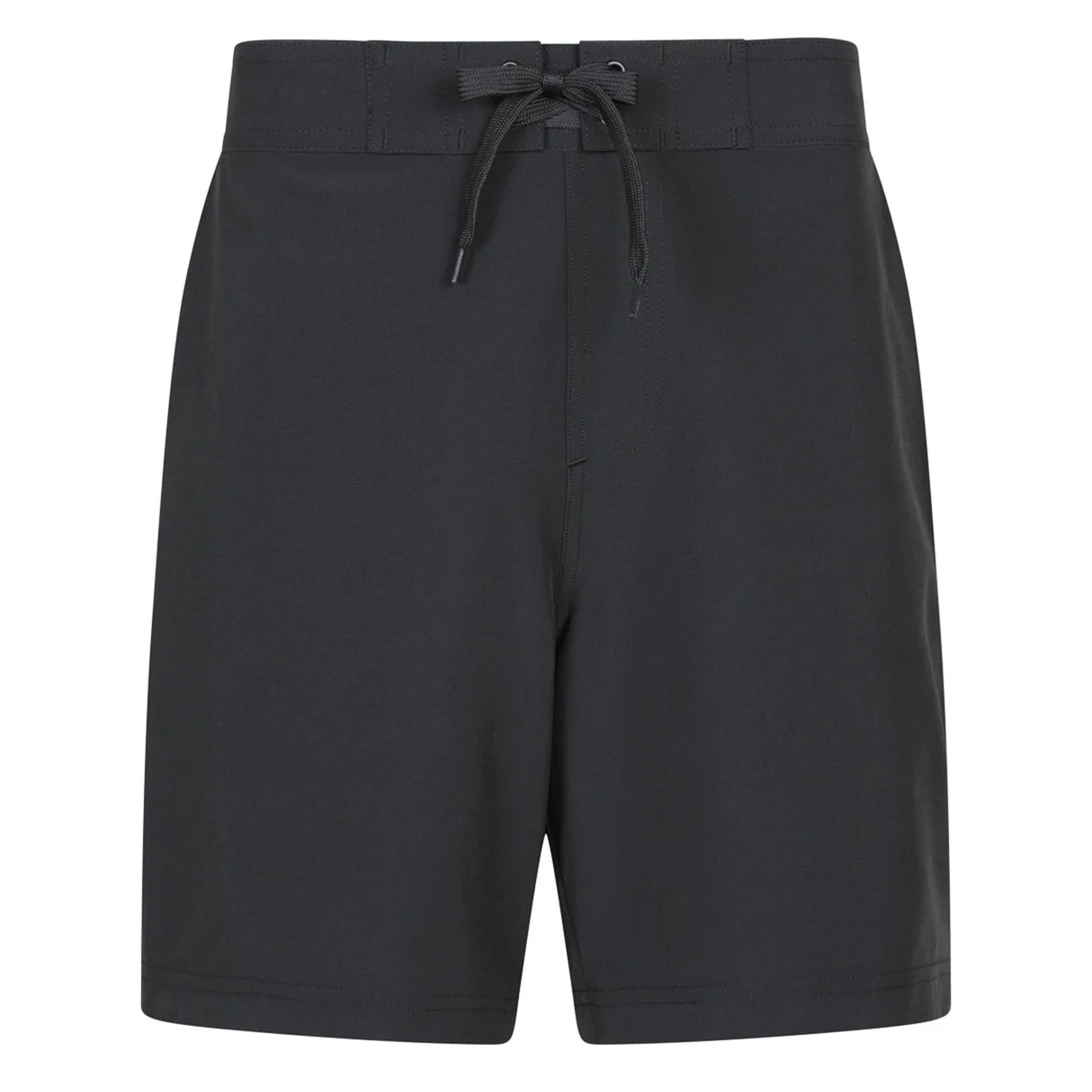 Jet Black - Front - Mountain Warehouse Womens-Ladies Quick Dry Long Length Boardshorts