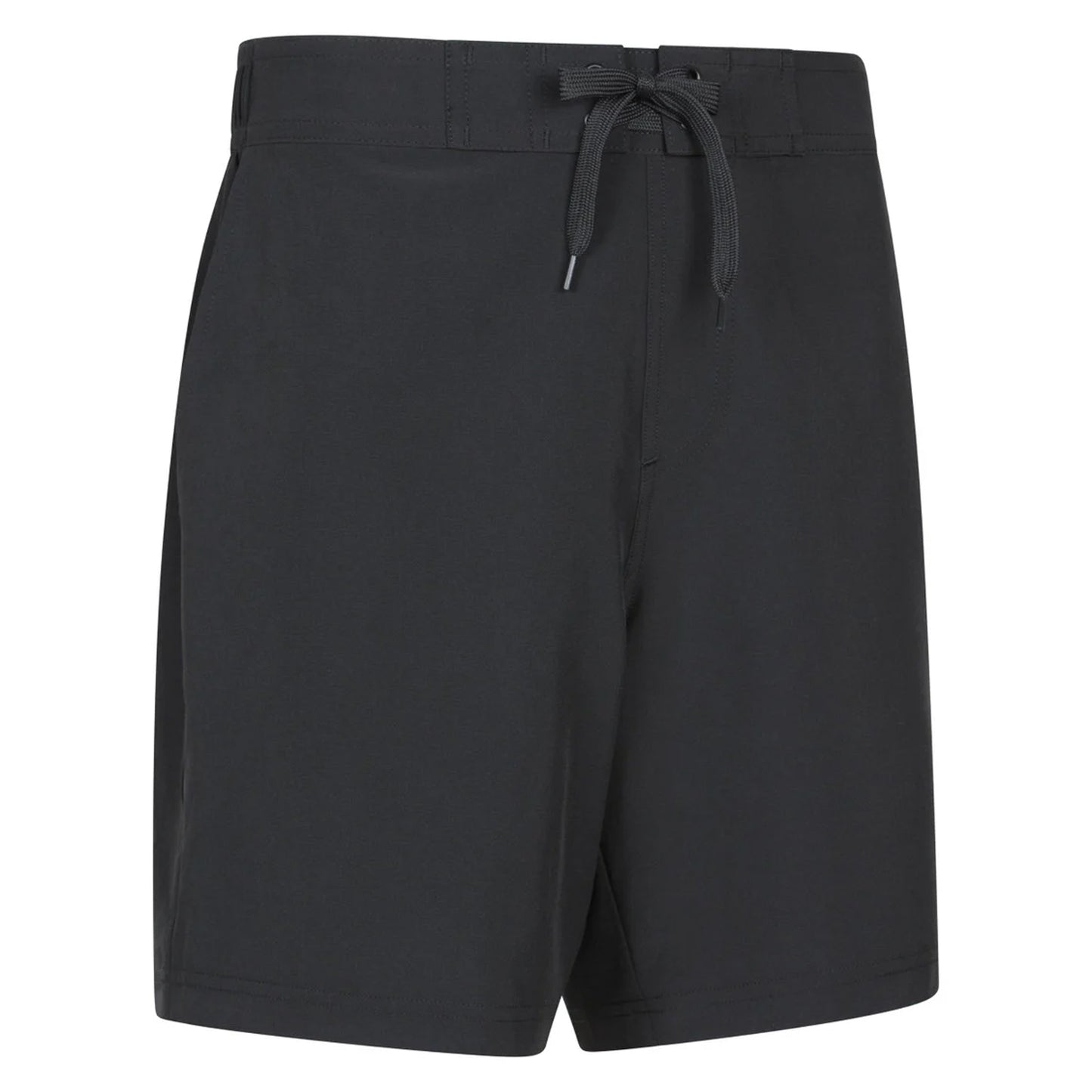 Jet Black - Side - Mountain Warehouse Womens-Ladies Quick Dry Long Length Boardshorts