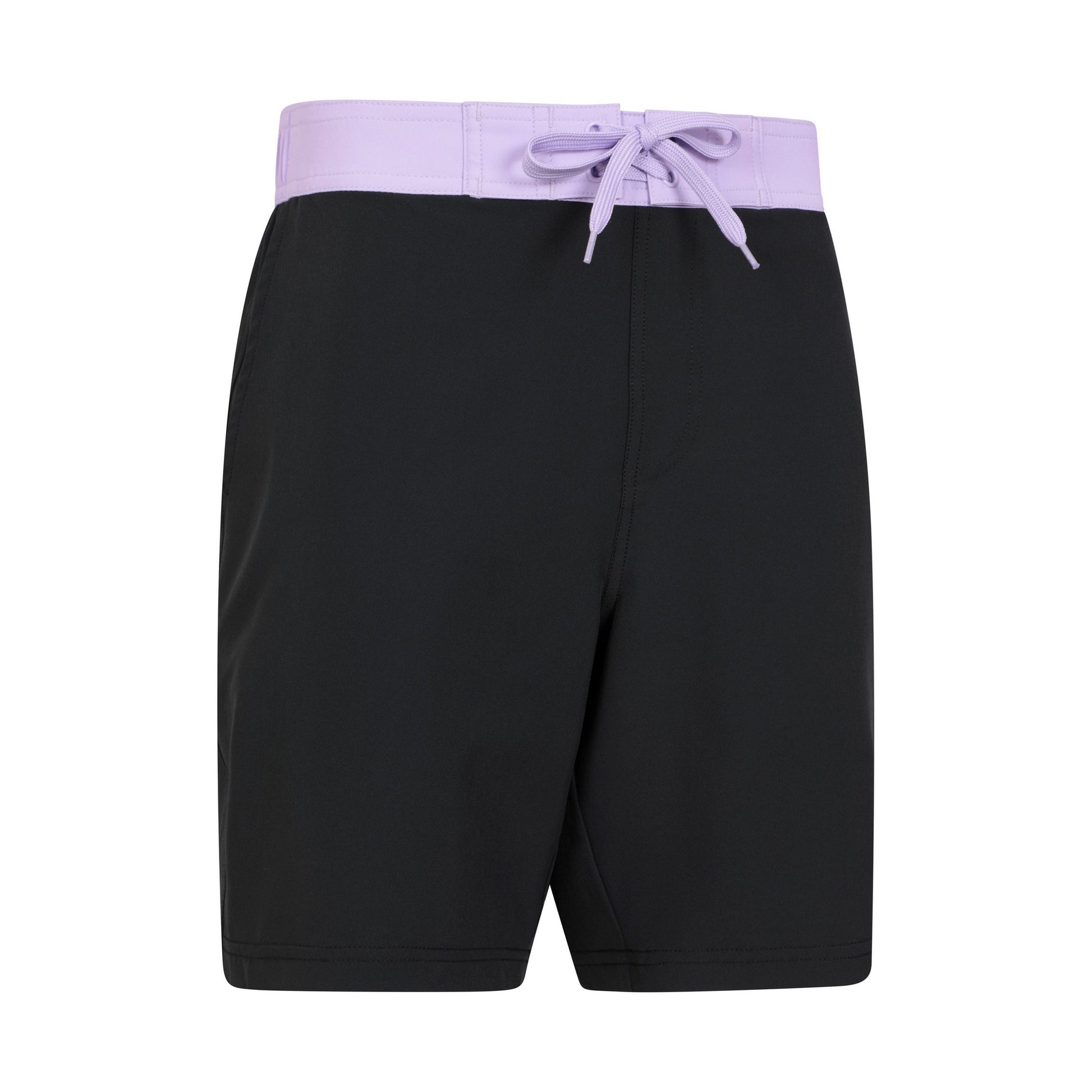 Black - Lifestyle - Mountain Warehouse Womens-Ladies Quick Dry Long Length Boardshorts