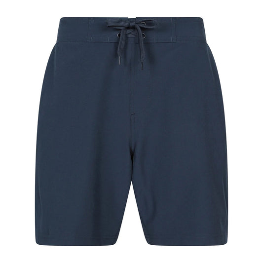 Dark Blue - Front - Mountain Warehouse Womens-Ladies Quick Dry Long Length Boardshorts
