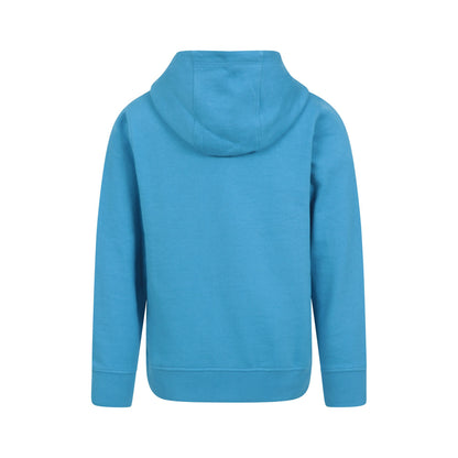 Bright Blue - Back - Mountain Warehouse Childrens-Kids Polar Bear Organic Hoodie