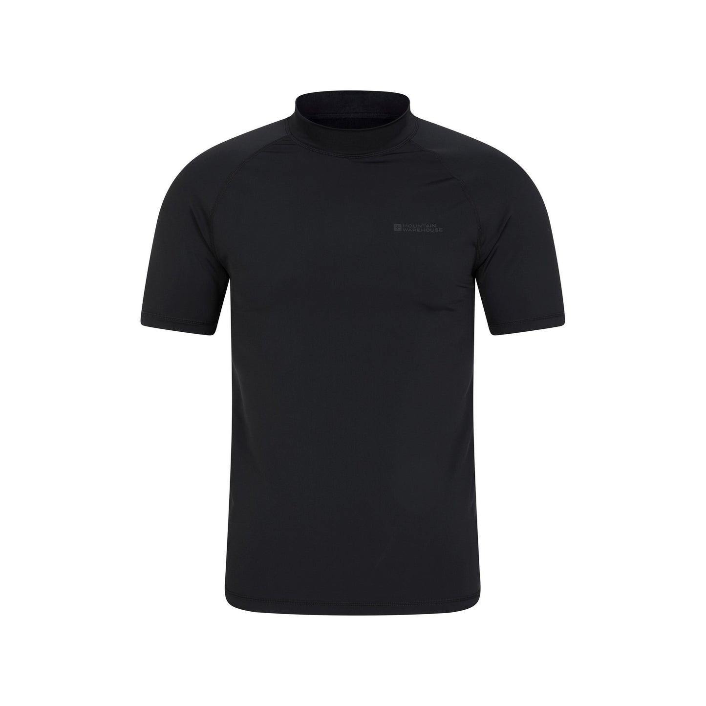 Black - Back - Mountain Warehouse Mens Rash Guard (Pack of 2)