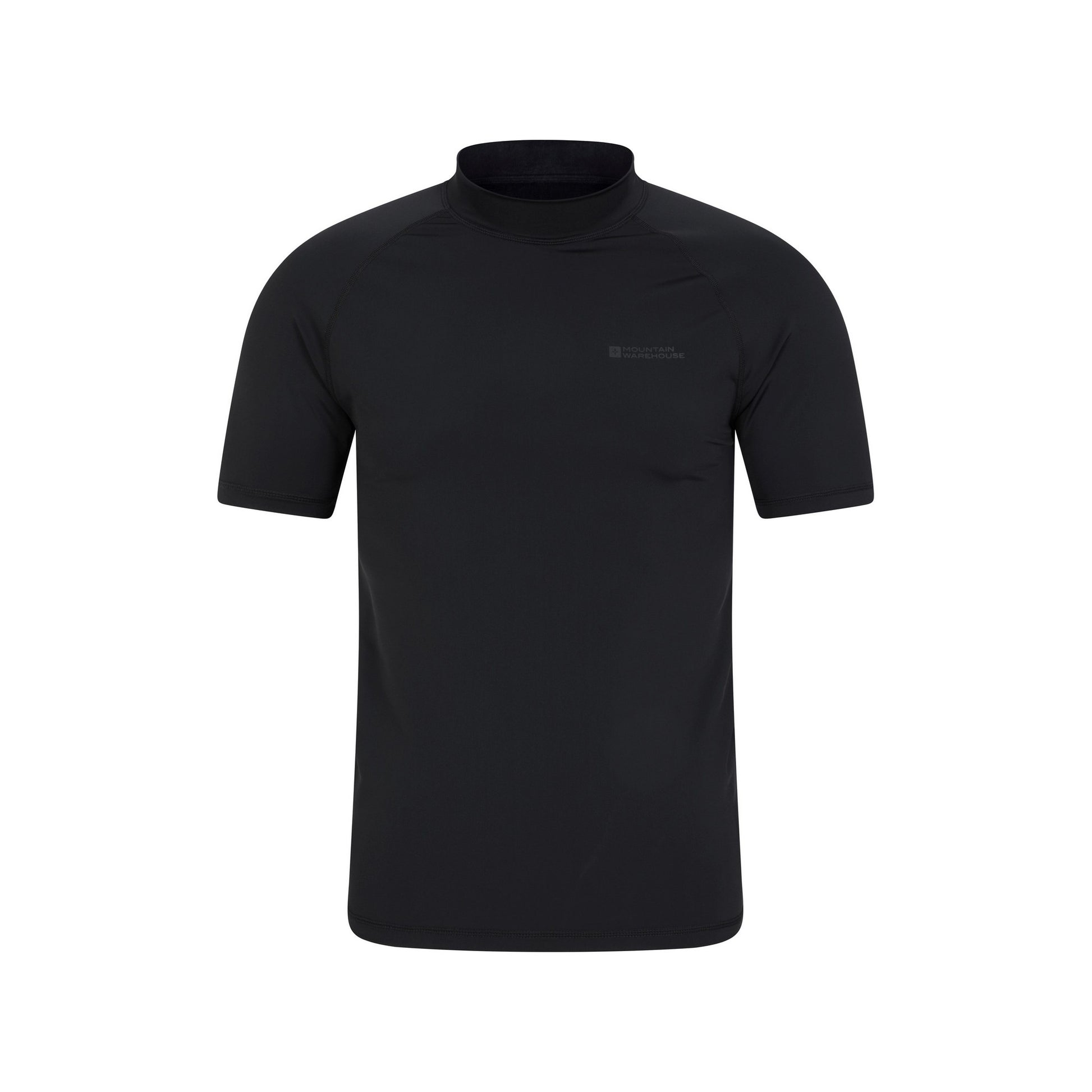 Black - Back - Mountain Warehouse Mens Rash Guard (Pack of 2)
