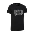 Jet Black - Lifestyle - Mountain Warehouse Mens Conquer New Heights Organic Cotton T-Shirt